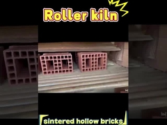 Roller Kiln sintered hollow bricks