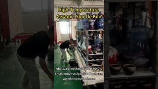 High-Temperature Ceramic Shuttle Kiln #kilnmanufacturer #brickfactory #tunnelkiln#shuttlekiln